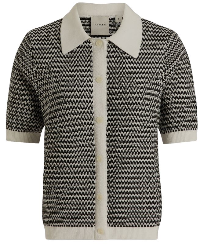 Varley Gaelle Polo Knit Top