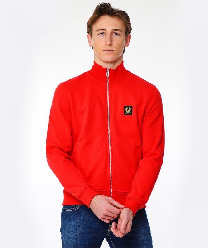 Belstaff Loopback Cotton Zip-Through Sweatshirt