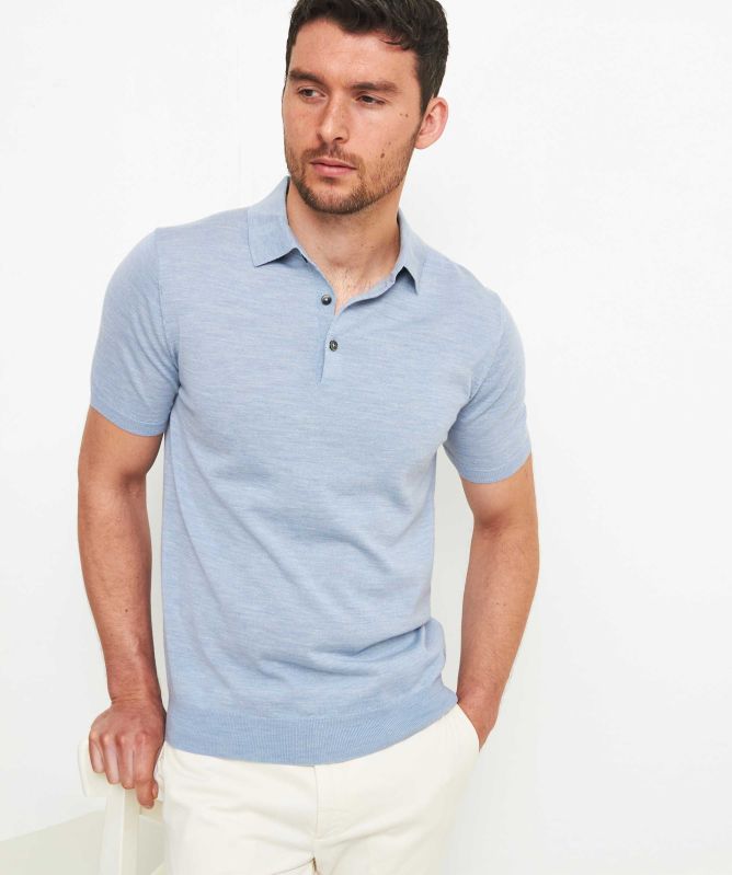 Thomas Maine Merino Polo Shirt
