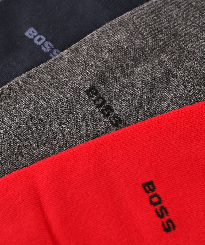 BOSS Regular Length Socks 3 Pack