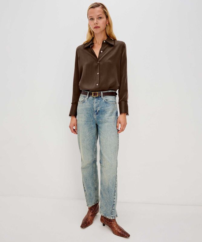 Rails Abbey Frayed Shirt
