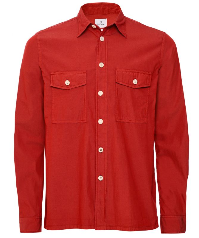 Paul Smith Seersucker Patch Pocket Shirt