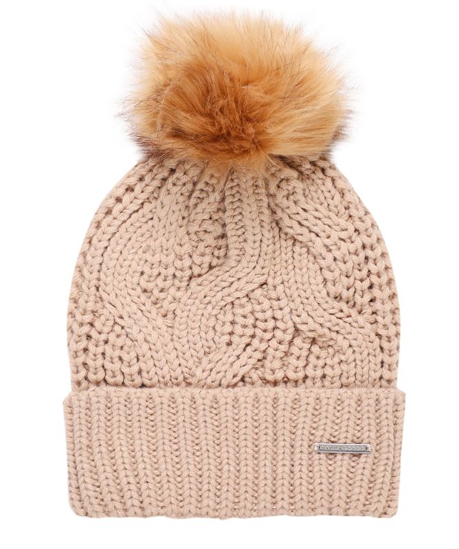 Rino and Pelle Faux Fur Bobble Hat