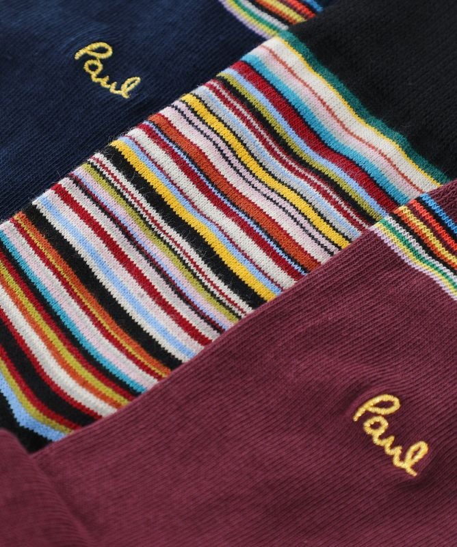 Paul Smith Logo Socks 3 Pack