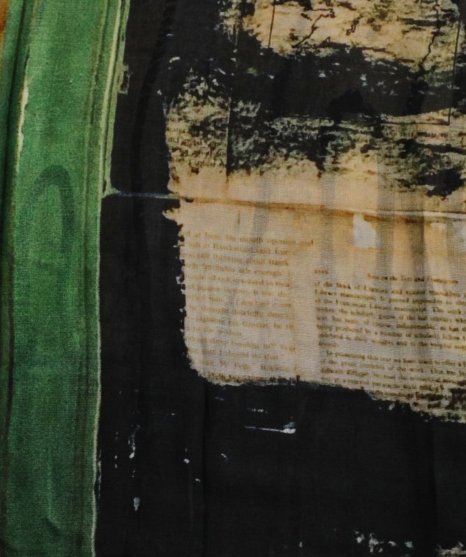 Talking Walls Ava Cables Silk Scarf