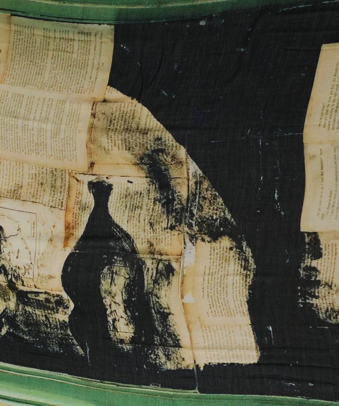 Talking Walls Ela Talking Door Silk Scarf