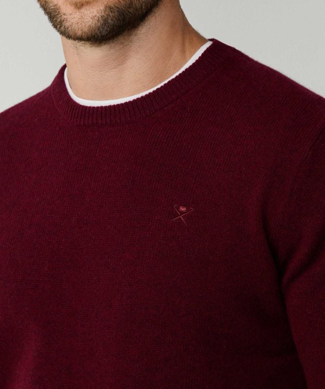 Hackett Lambswool Crew Neck Jumper