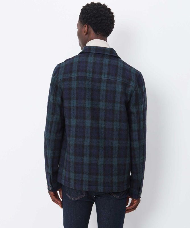 Paul Smith Wool Check Chore Jacket