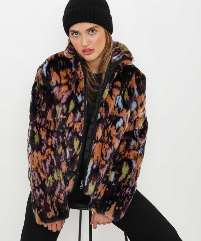 Paul Smith Reversible Faux Fur Coat