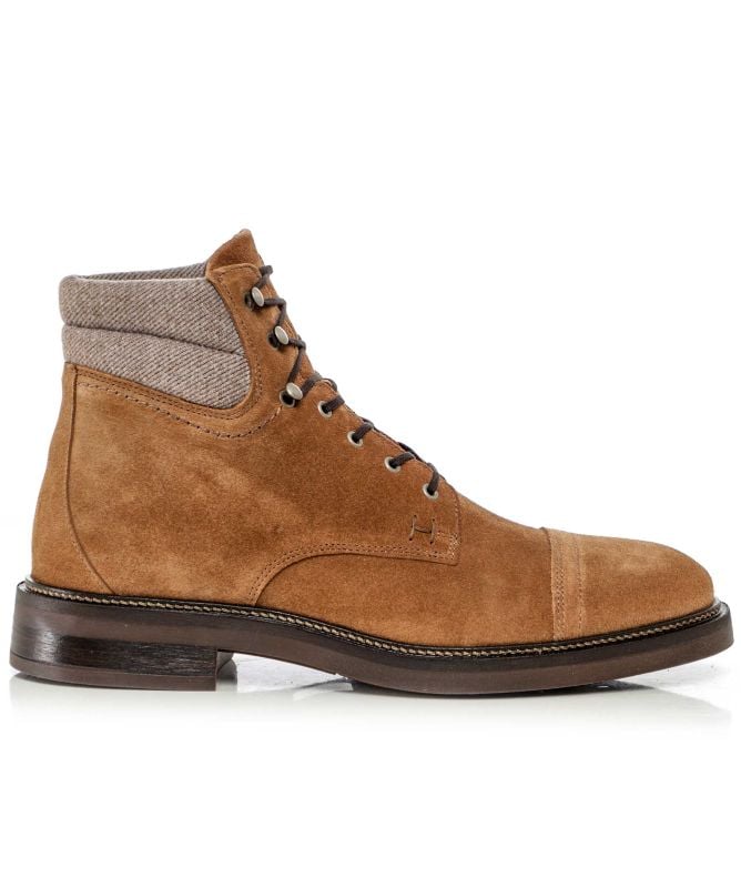 Hackett Suede Lace-Up Egmont Boots