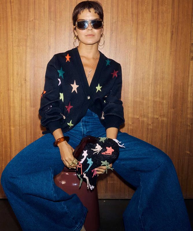 Never Fully Dressed Star Knit Cardigan