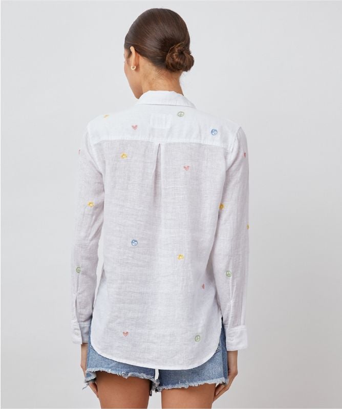 Rails Linen Embroidery Charli Shirt