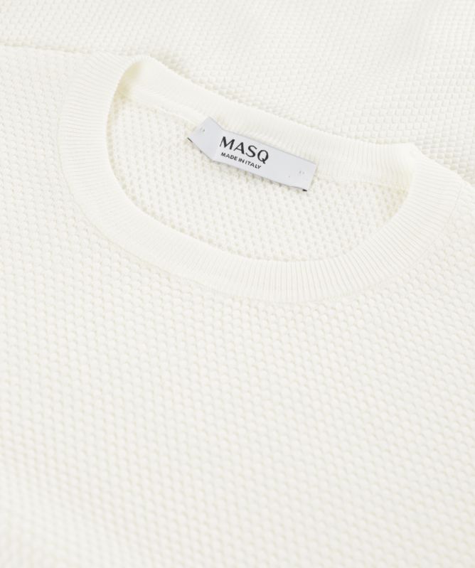 MASQ Textured Crew Sweater