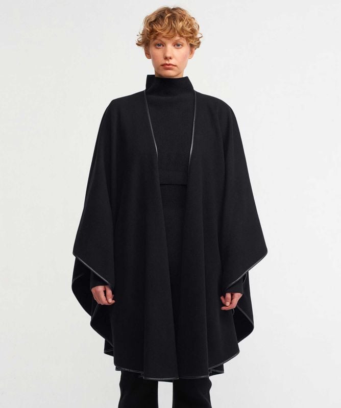 NU London Wool Cape Jacket
