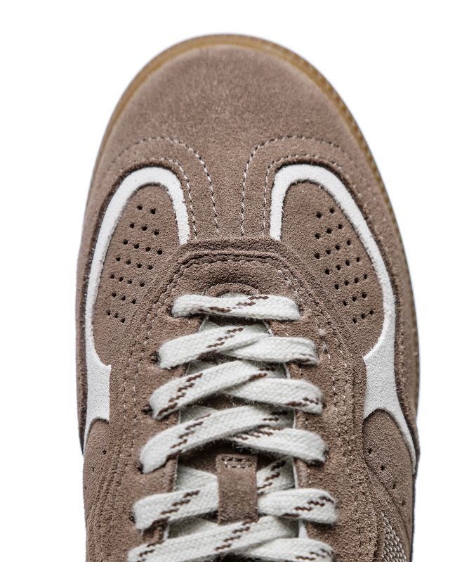 ALOHAS Rife Taupe Leather Sneakers
