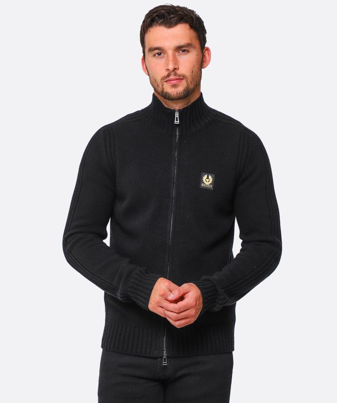 Belstaff Lambswool Watch Zip Cardigan