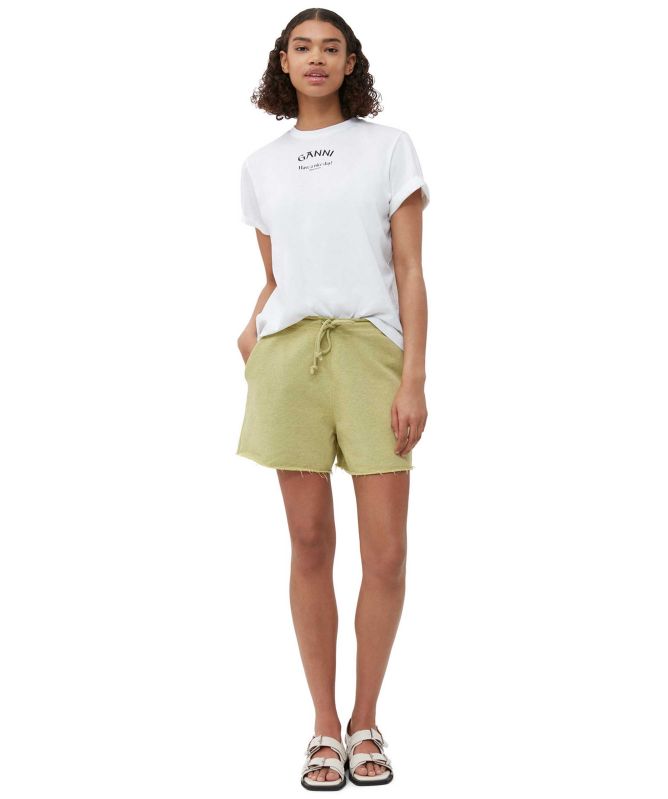 GANNI Relaxed Organic Cotton Logo T-Shirt