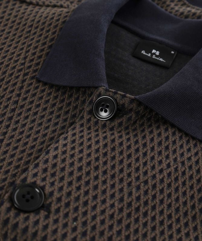 Paul Smith Jacquard Jersey Cardigan