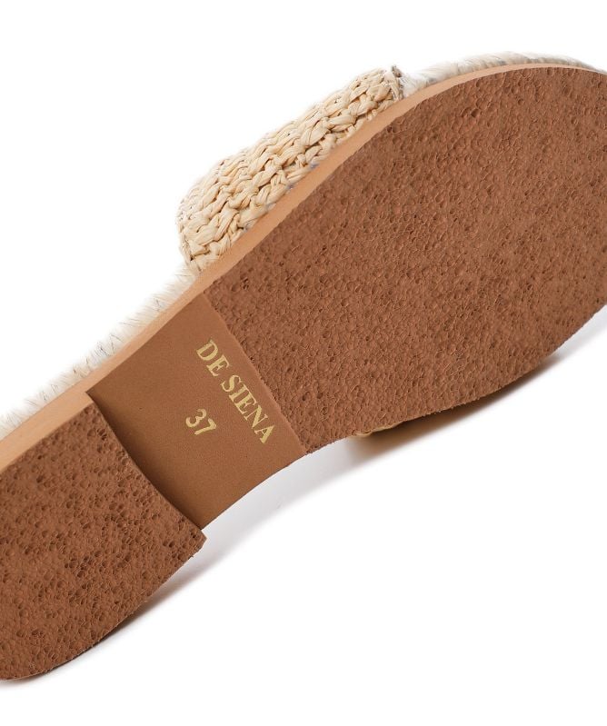 De Siena Capri Raffia Resort Sliders