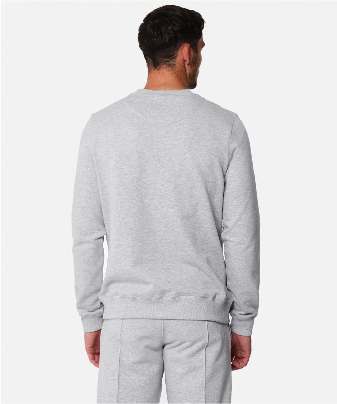 Stenstroms Cotton Crew Neck College Sweatshirt