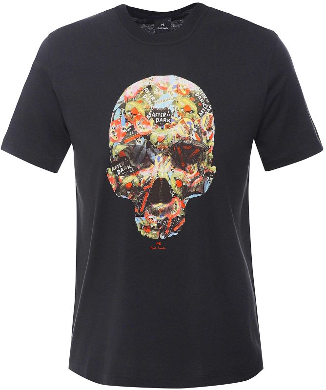 Paul Smith Sticker Skull T-Shirt