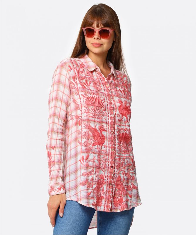 Johnny Was Orla Oversized Cotton Tunic