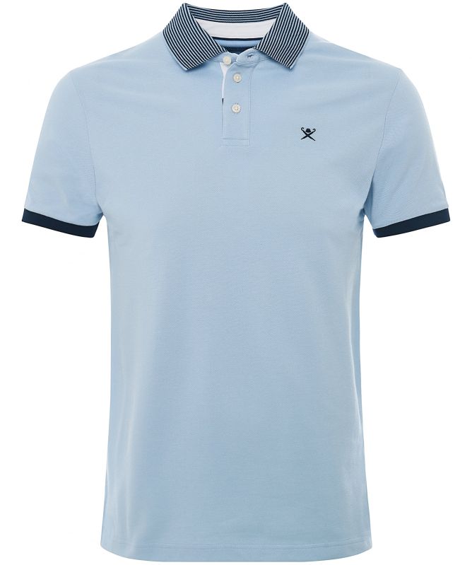 Hackett Striped Collar Polo Shirt