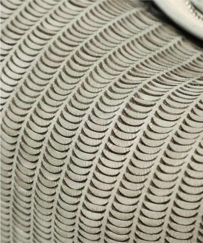 Reptile's House Lune Leather Shoulder Bag