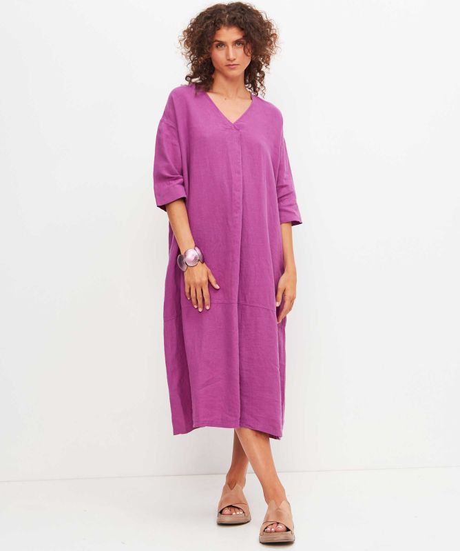 OSKA Linen 513/3091 Midi Dress