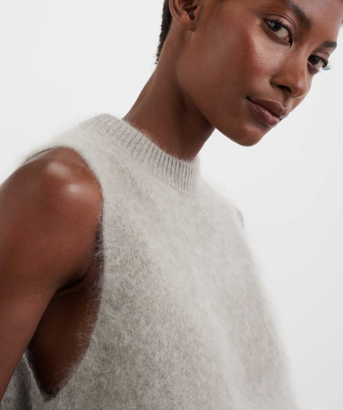 Soft Goat Cashmere Cuddle Singlet