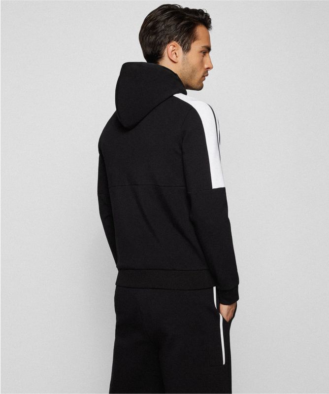 【Hugo Boss】Saggy 1 ジップパーカー BOSS Zip-Up Hoodie 'Saggy 1' in Black | ABOUT YOU