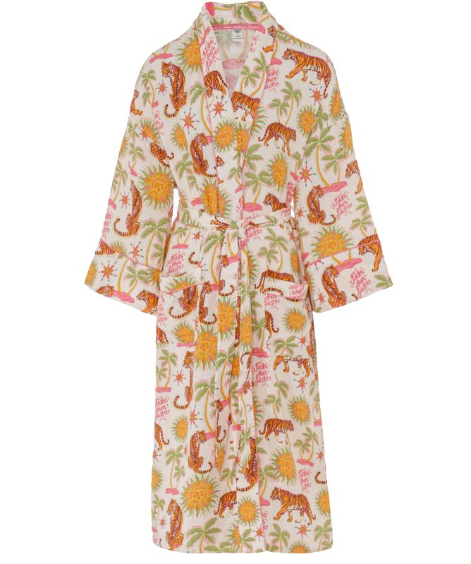 Chelsea Peers Siesta Tiger Print Robe