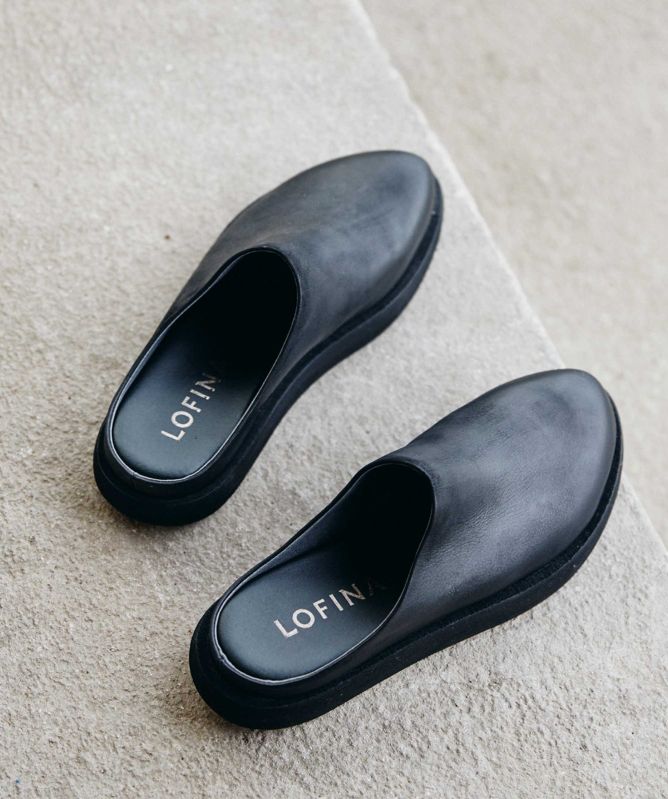 Lofina Leather Mules