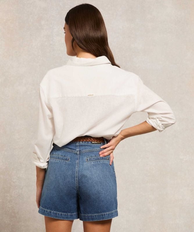 Holland Cooper Relaxed Fit Linen Shirt