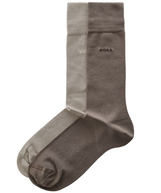 BOSS Soft Compact Cotton Business Socks 2 Pack