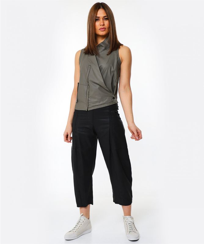 Lurdes Bergada Cropped Coated Pants
