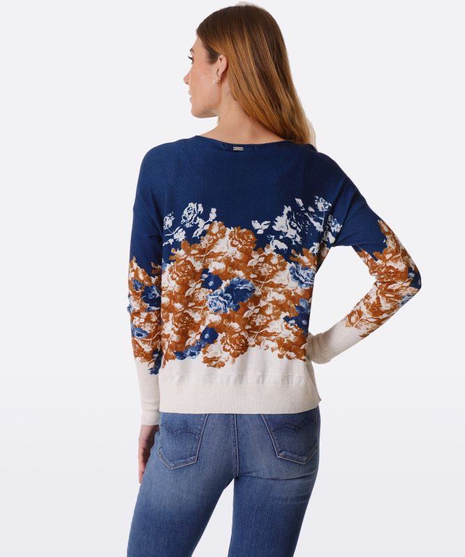 High Narrate Floral Sweater