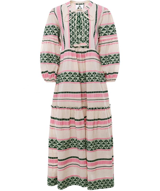 Pearl and Caviar Zakar Triangle Maxi Dress