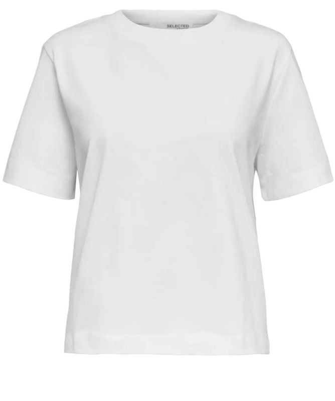 Selected Boxy Short-Sleeve T-Shirt