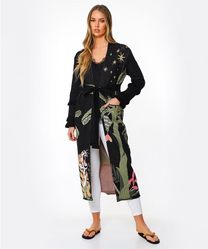 Hayley Menzies Roaring Tiger Cotton Jacquard Duster | Jules B