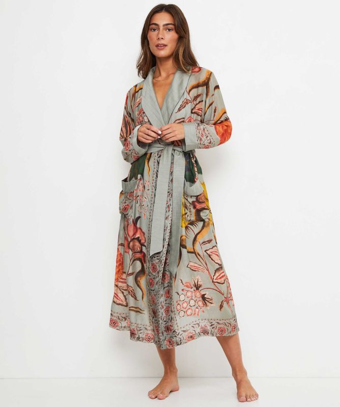 One Hundred Stars Joy Grey Gown