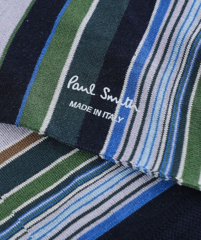 Paul Smith Silk Leonardo Stripe Socks