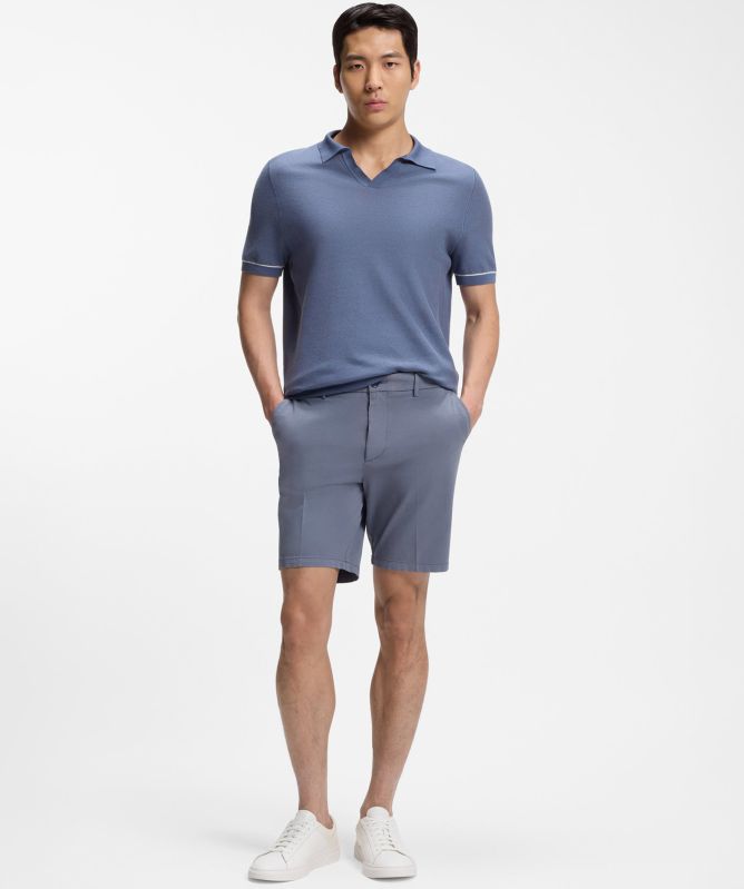 BOSS Stretch-Cotton Twill Modern-Fit Shorts