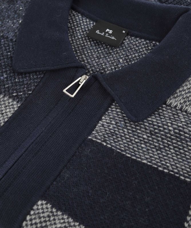 Paul Smith Patchwork Zip Cardigan