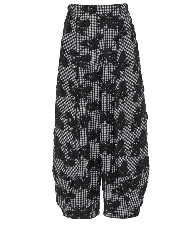 Thanny Gingham Cropped Trousers