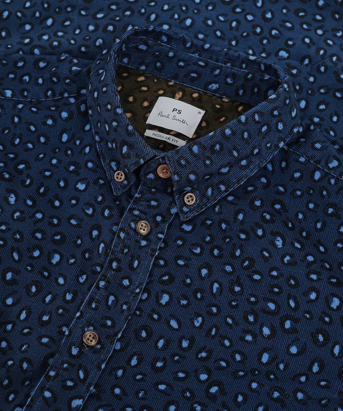 Paul Smith Animal Print Corduroy Shirt