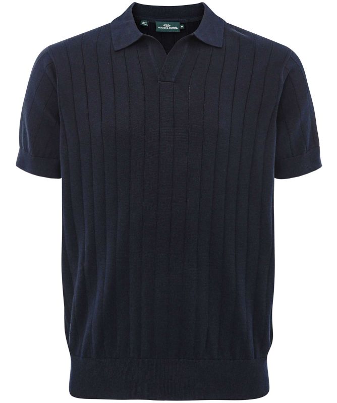 Rodd and Gunn Knitted Freys Crescent Polo Shirt