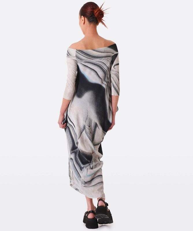 Xenia Design Zvot Off-Shoulder Swirl Dress