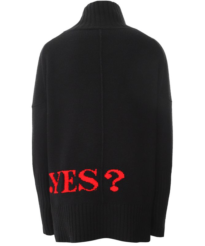 Eddy and Ivy Cashmere Merino Yes No Roll Neck Jumper