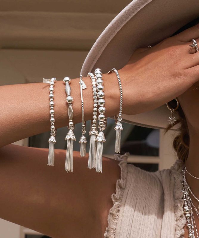 ChloBo Mini Small Ball Tassel Bracelet